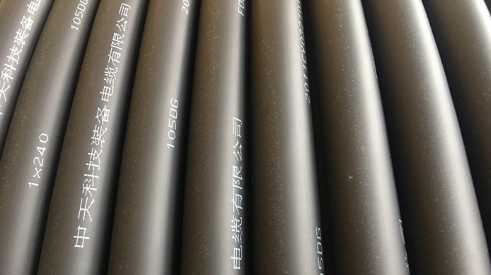 Sea mounted wind energy cable